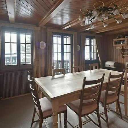 Chalet Cozy Le Lezard With Mountain View Fireplace